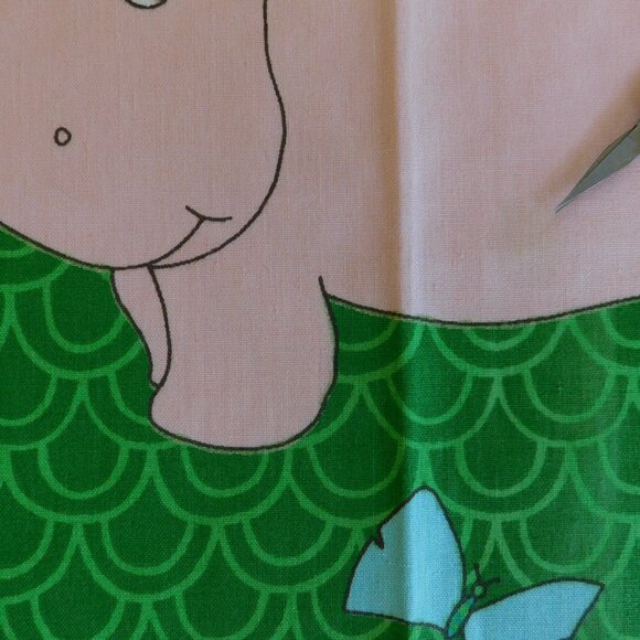 VTG groovy Katashas Unusuals wrap skirt fabric Schumacher decorator material 1yd - Picture 9 of 16